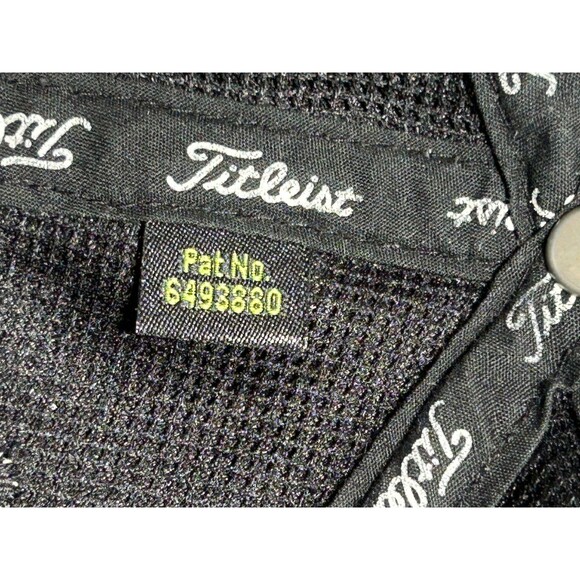 New Era Titleist Golf Cap Mens M/L Navy Embroidered Logo‎ Tour Performance Hat - Picture 9 of 13